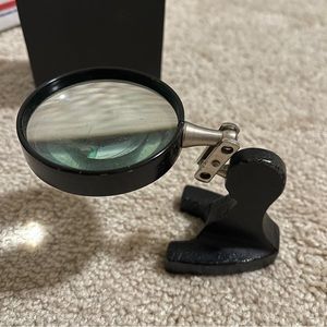 Vintage SWIFT & ANDERSON Boston metal Magnifying Glass heavyweight